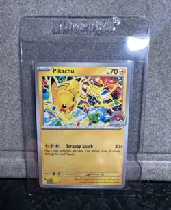 Pikachu Promo 2025 World Championships SVP EN 225 Pokemon Card Worlds - Image 1