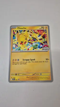 Pikachu Promo 2025 World Championships SVP EN 225 Pokemon Card Worlds - Image 1