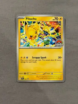 Pikachu Promo 2025 World Championships SVP EN 225 Pokemon Card Worlds - Image 1