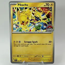 Pikachu Promo 2025 World Championships SVP EN 225 Pokemon Card Worlds - Image 1