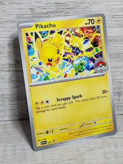 Pikachu Promo 2025 World Championships SVP EN 225 Pokemon Card Worlds - Image 1