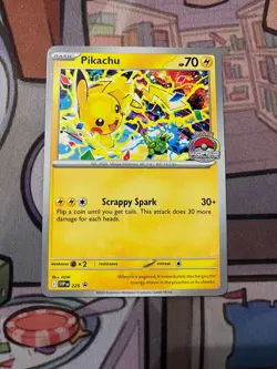 Pikachu Promo 2025 World Championships SVP EN 225 Pokemon Card Worlds - Image 1