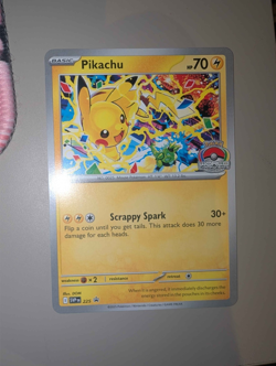 Pikachu Promo 2025 World Championships SVP EN 225 Pokemon Card Worlds - Image 1