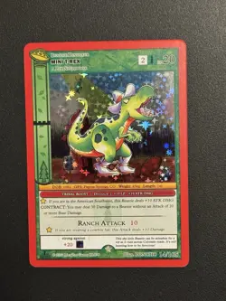 Mini T-Rex 14/165 MetaZoo UFO 1st Edition Full Holo Card NM - Image 1