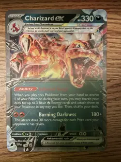 Pokemon TCG: Charizard EX Jumbo Lenticular Promo Card - Image 1