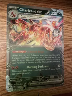 Pokemon TCG: Charizard EX Jumbo Lenticular Promo Card - Image 2