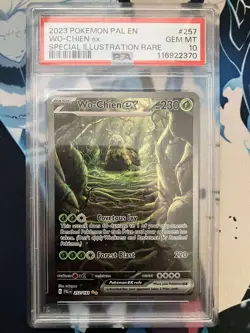 Pokemon TCG Wo-Chien ex 257/193 2023 PAL Special Illustration Rare Card - PSA 10 - Image 1