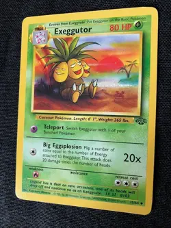 Exeggutor Teleport/Big Eggsplosion 80 HP Pokemon Jungle TCG Card 35/64 - Image 2