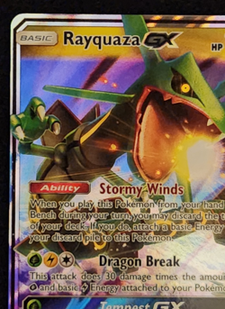 2018 Pokemon Celestial Storm Rayquaza GX Holo Ultra Rare Card 109/168 NM-MT - Image 2