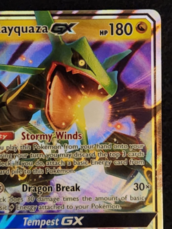 2018 Pokemon Celestial Storm Rayquaza GX Holo Ultra Rare Card 109/168 NM-MT - Image 3