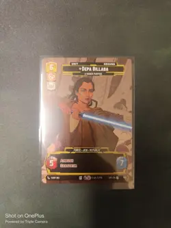Star Wars Unlimited LotF Prestige Card LOF1061 Depa Billaba - Image 1