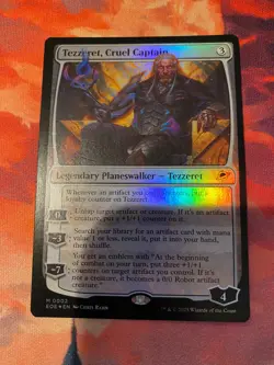 MTG Edge of Eternities Tezzeret Cruel Captain Foil - Image 1