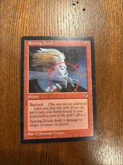 MTG / Searing Torch / Tempest / Good Condition / Moderate Play - Image 1