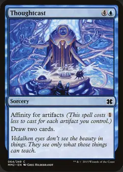 Thoughtcast - Medium Play MTG Modern Masters 2015 - Image 1