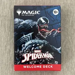 SDCC 2025 Magic The Gathering MTG Spider-Man Welcome Deck Black Edition Venom - Image 1