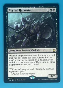 Mtg Abyssal Harvester Foundations Regular - Image 1