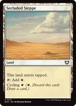 Secluded Steppe - 177 / English / Near Mint MTG - Image 1