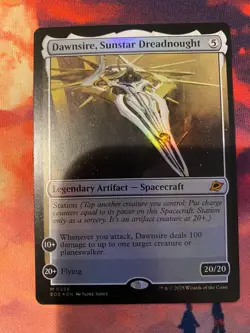 MTG Edge of Eternities Dawnsire Sunstar Dreadnought Foil - Image 1