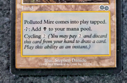 MTG Polluted Mire Urza's Saga Regular Common - mint- NO play ..........(DS3D1K6) - Image 5