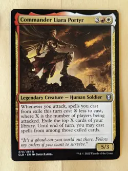 COMMANDER LIARA PORTYR-MTG: COMMANDER LEGENDS-BALDUR'S GATE-270/361 UNCOMMON - Image 1