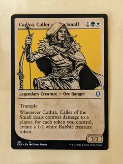 CADIRA, CALLER OF THE SMALL SHOWCASE-MTG: COMMANDER LEGENDS-BALDUR'S GATE#417 - Image 1