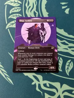 Elegy Acolyte 0293 Borderless NON Foil Edge Of Eternities EOE MTG Magic - Image 1