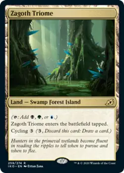 Zagoth Triome - Ikoria: Lair of Behemoths #259/274 MTG Magic The Gathering - Image 1