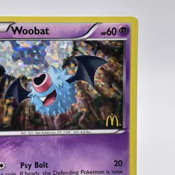 Pokemon McDonald's Promos 2012 Woobat - 7/12 #007/012 - Image 5