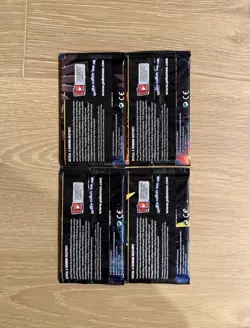 4 Lot Pokemon Shining Fates Sealed Unweighed Booster Packs - Image 2