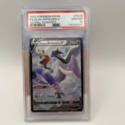 2022 Pokemon SWSH FA/Galarian Articuno V Astral Radiance TG16/TG30 PSA 10 Graded - Image 1