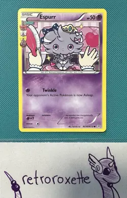 Pokemon TCG Espurr RC14/RC32 Generations Radiant Collection Regular LP - Image 1