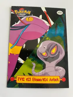 Tv 12 Ekans Arbok Vintage Pokemon Topps Gym Leader TCG Team Rocket - Image 1