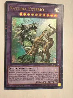 Yugioh x1 Naturia Exterio Duel Terminal Ultra Rare HAC1-EN119 (Near Mint!) - Image 1
