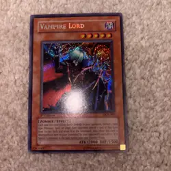 Yugioh TCG - Vampire Lord DCR-000 - 1st Edition Secret Rare - LP wow look - Image 1