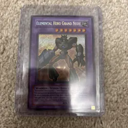 CT04-EN001 Elemental Hero Grand Neos Secret Rare Limited Edition Yugioh Card - Image 1