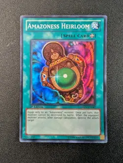 Amazoness Heirloom DREV-EN087 Super Rare 1st Edition Yugioh MP/LP - Image 1