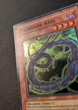 Cyberdark Keel CDIP-EN003 Super Rare 1st Edition Yugioh LP - Image 2