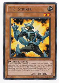 YuGiOh T.G. Striker Rare 1st Edition EXVC-EN017 NM - Image 1