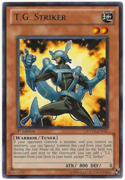 YuGiOh T.G. Striker Rare 1st Edition EXVC-EN017 NM - Image 1