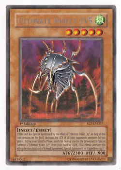 Yugioh! Ultimate Insect LV5 - FET-EN007 - Rare - 1st Edition - Image 1