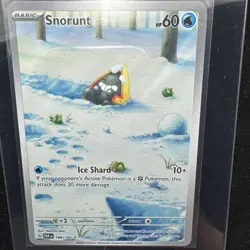 Pokemon Card - Snorunt 188/182 Paradox Rift Illustration Rare Holo - Image 1
