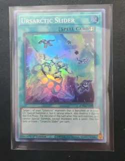 Ursarctic Slider ERROR HOLO BLEED ANGU-EN037 Yu-Gi-Oh! TCG Card Near Mint NM - Image 1