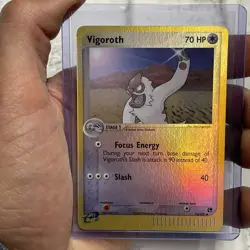 Pokemon TCG Vigoroth Reverse Holo 52/100 EX Sandstorm 2003 NM Vintage Card Vtg - Image 2