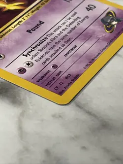 Pokemon Sabrina's Abra #19 Black Star Promo 1995 TCG Card - Image 4