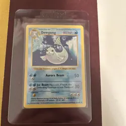 Pokemon TCG Dewgong Base Set Shadowless Uncommon Card 25/102 - Image 1