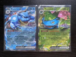 Pokemon TCG Venusaur EX Blastoise Ex Stellar Crown Stamped Promo + JUMBO card. - Image 2