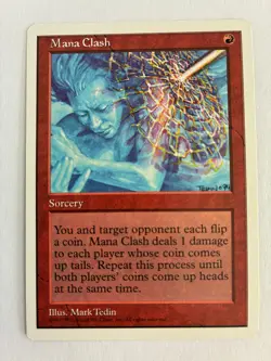 MTG Magic the Gathering Card - 1X Mana Clash - Fourth Edition - Rare - Image 1