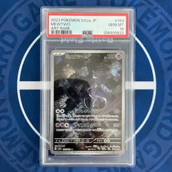 PSA10 Mewtwo AR Mewtwo GX Set of 2 Consecutive Numbers Pokemon Card 151 Shiny Le - Image 2