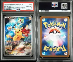 PSA10 Pikachu Promo (001 SV P) Scarlet Violet Pokemon Card - Image 3