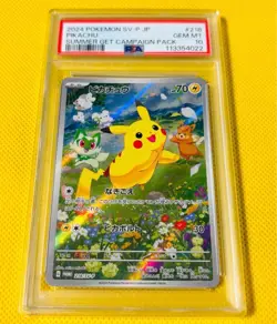 Pokemon Card Pikachu 218 SV P GEM MT 10 PSA10 - Image 1